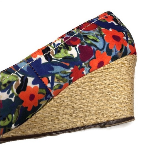 Unisa floral open toe woven unastor wedges 8.5 - Picture 4 of 8